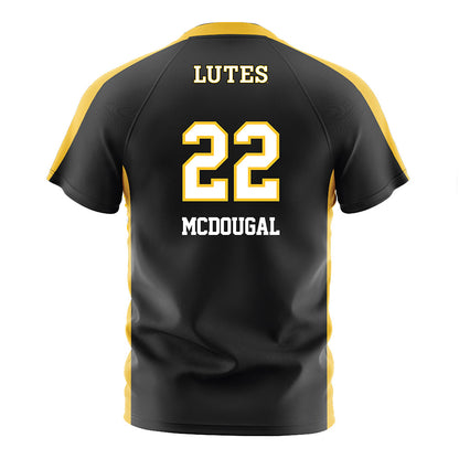 PLU - NCAA Women's Soccer : Katelyn McDougal - Black Soccer Jersey-1
