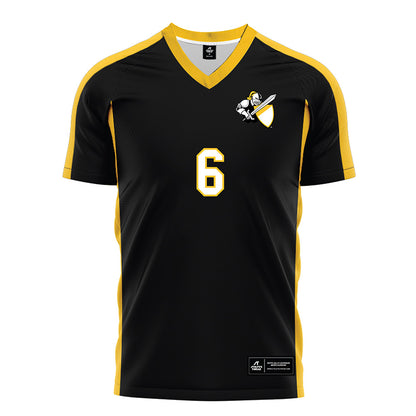 PLU - NCAA Women's Soccer : Morgan Sandmire - Black Soccer Jersey-0