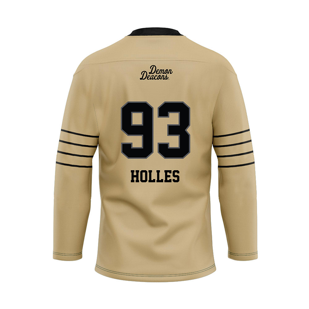 Wake Forest - NCAA Football : Cade Holles - Hockey Jersey-1