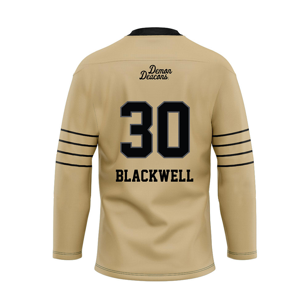 Wake Forest - NCAA Football : Jerron Blackwell - Hockey Jersey-1