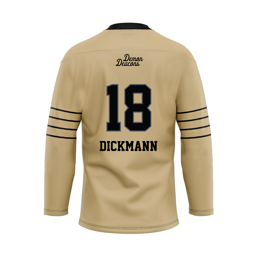 Wake Forest - NCAA Football : Drayden Dickmann - Hockey Jersey-1