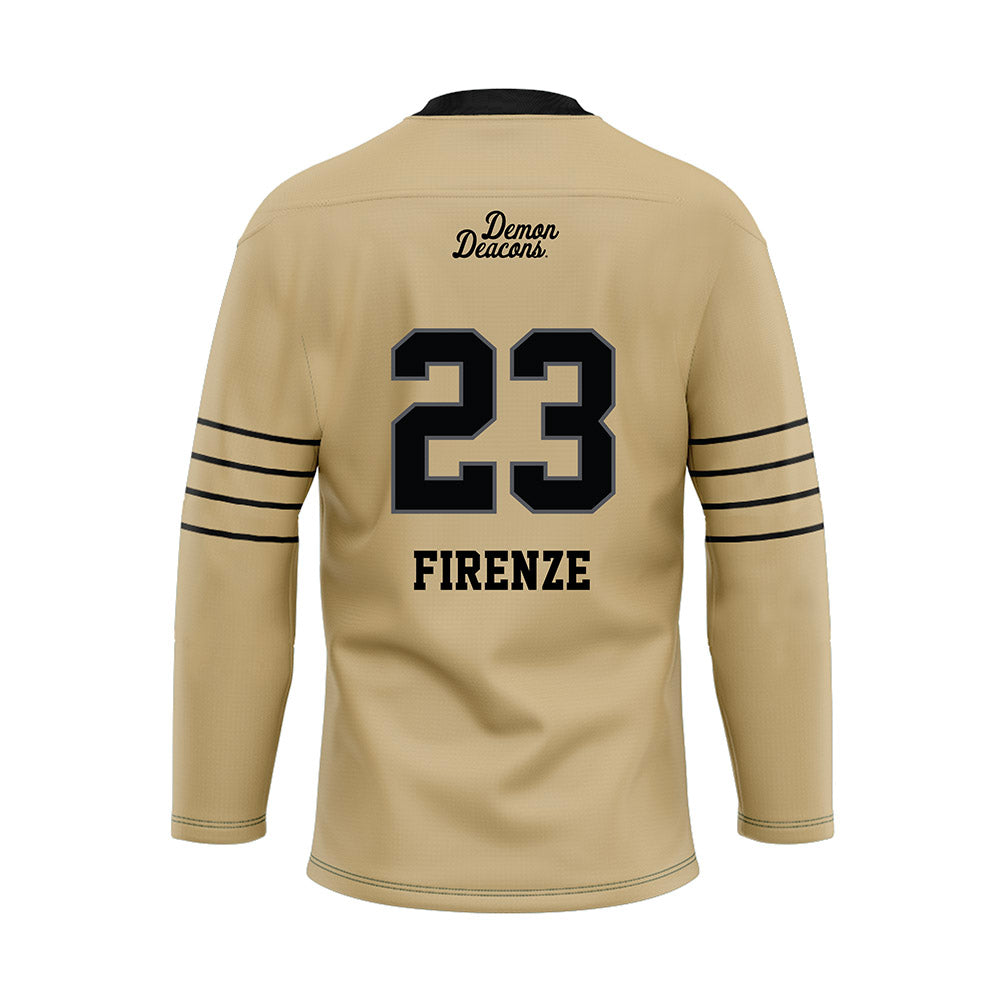Wake Forest - NCAA Football : Vincent Firenze - Hockey Jersey-1