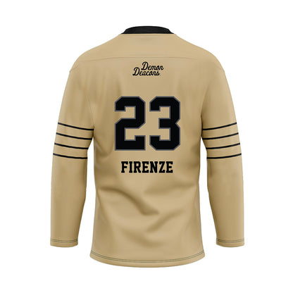 Wake Forest - NCAA Football : Vincent Firenze - Hockey Jersey-1