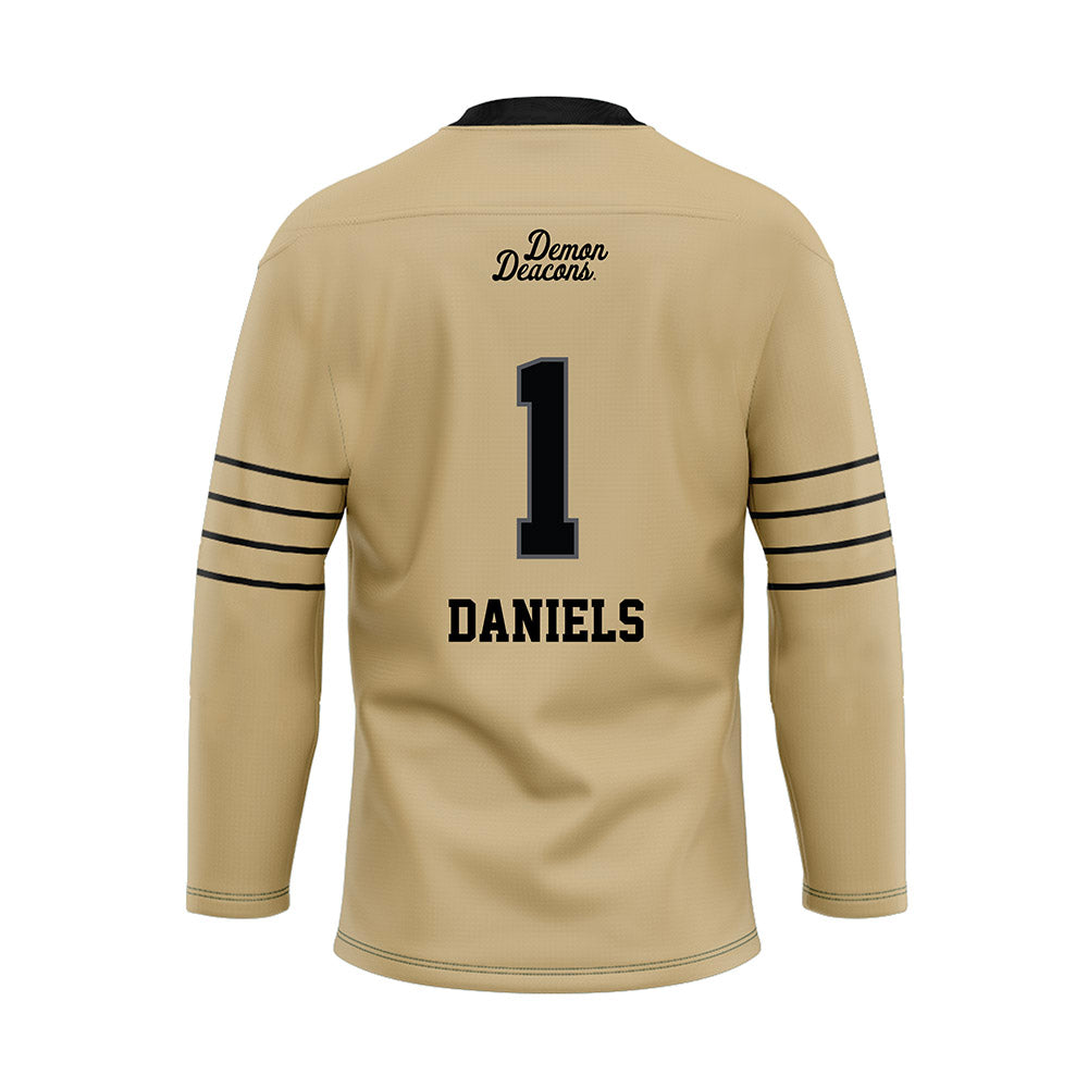 Wake Forest - NCAA Football : Kahnen Daniels - Hockey Jersey-1