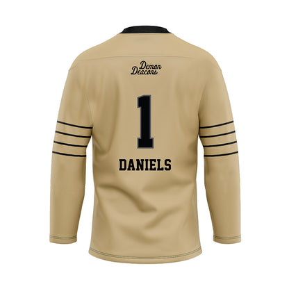 Wake Forest - NCAA Football : Kahnen Daniels - Hockey Jersey-1