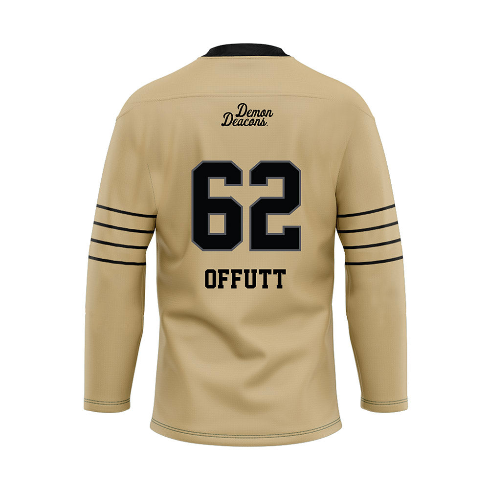 Wake Forest - NCAA Football : Jaishaun Offutt - Hockey Jersey-1