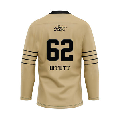 Wake Forest - NCAA Football : Jaishaun Offutt - Hockey Jersey-1