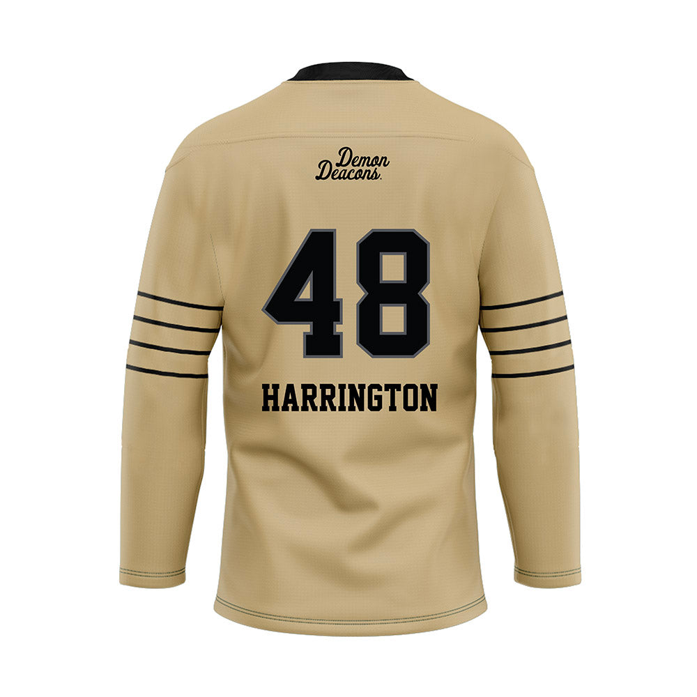 Wake Forest - NCAA Football : Ryan Harrington - Hockey Jersey-1