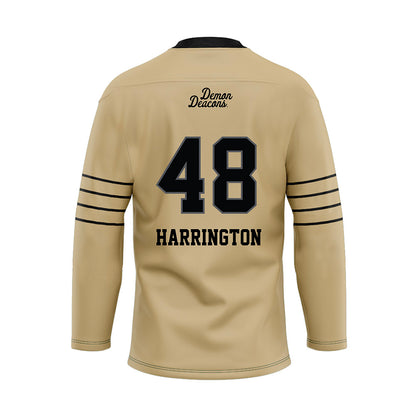 Wake Forest - NCAA Football : Ryan Harrington - Hockey Jersey-1