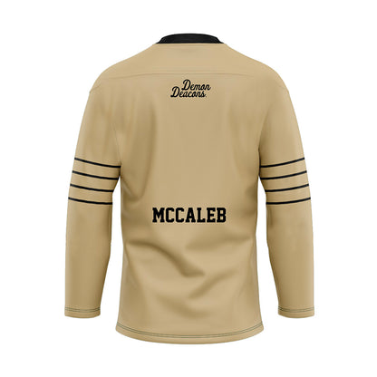 Wake Forest - NCAA Football : Kyndall McCaleb - Hockey Jersey-1