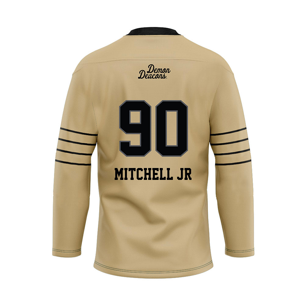 Wake Forest - NCAA Football : Sydir Mitchell jr - Hockey Jersey-1