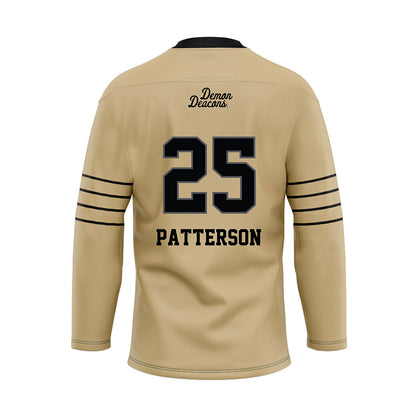 Wake Forest - NCAA Football : Josh Patterson - Hockey Jersey-1
