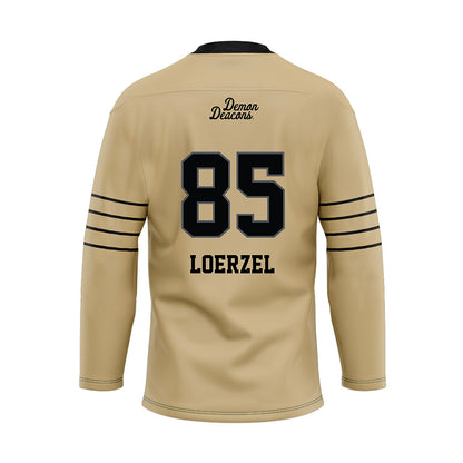 Wake Forest - NCAA Football : Will Loerzel - Hockey Jersey-1