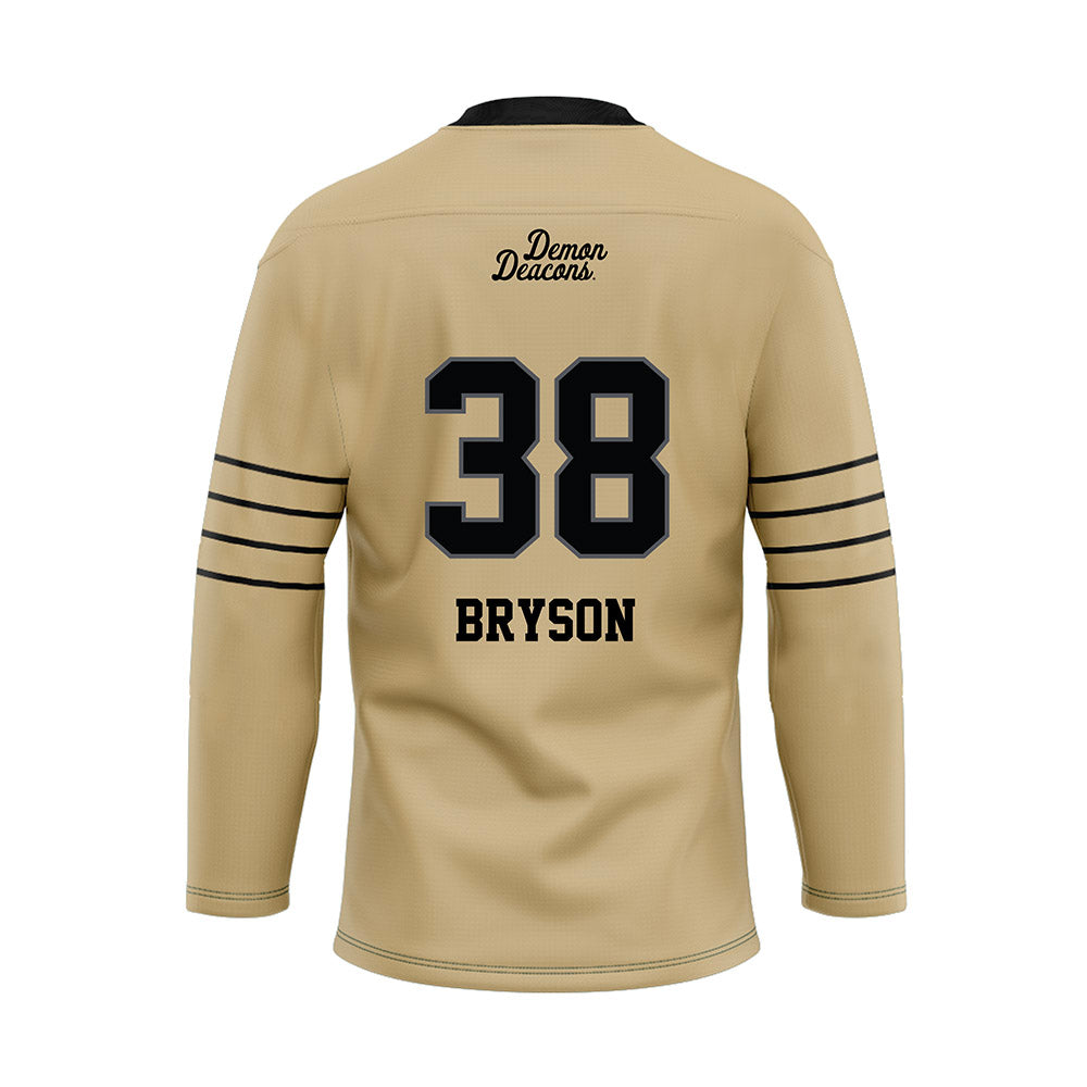 Wake Forest - NCAA Football : Walker Bryson - Hockey Jersey-1