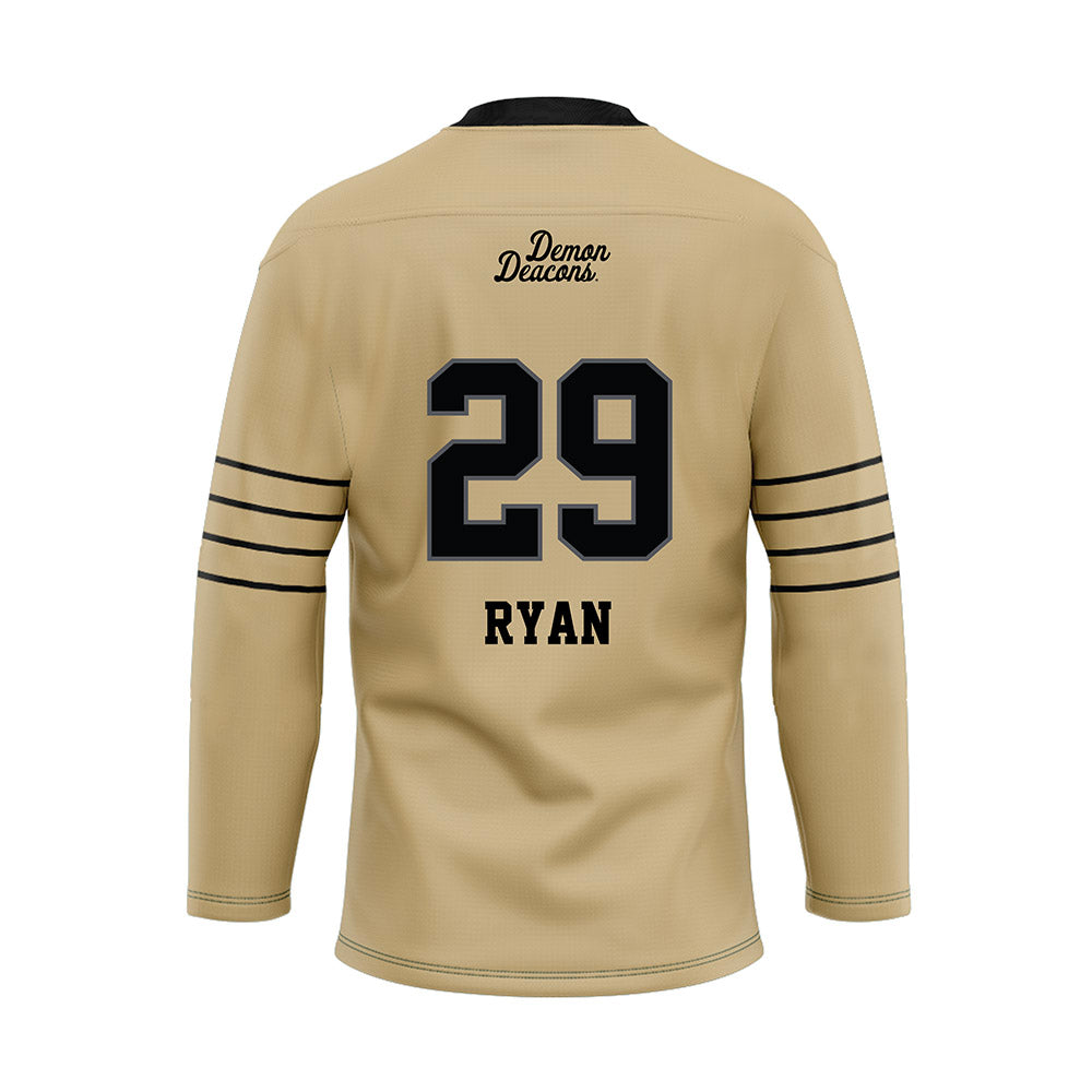 Wake Forest - NCAA Football : Jake Ryan - Hockey Jersey-1