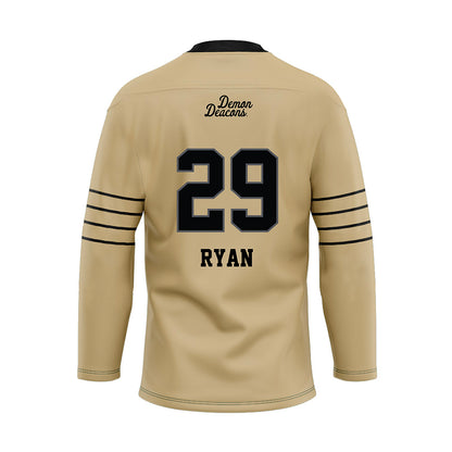 Wake Forest - NCAA Football : Jake Ryan - Hockey Jersey-1