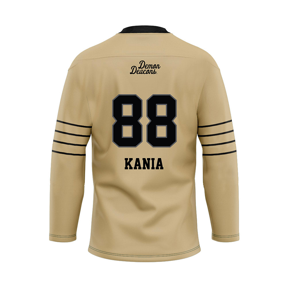Wake Forest - NCAA Football : Bryce Kania - Hockey Jersey-1