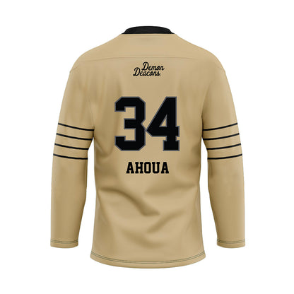 Wake Forest - NCAA Football : Micheal Ahoua - Hockey Jersey-1