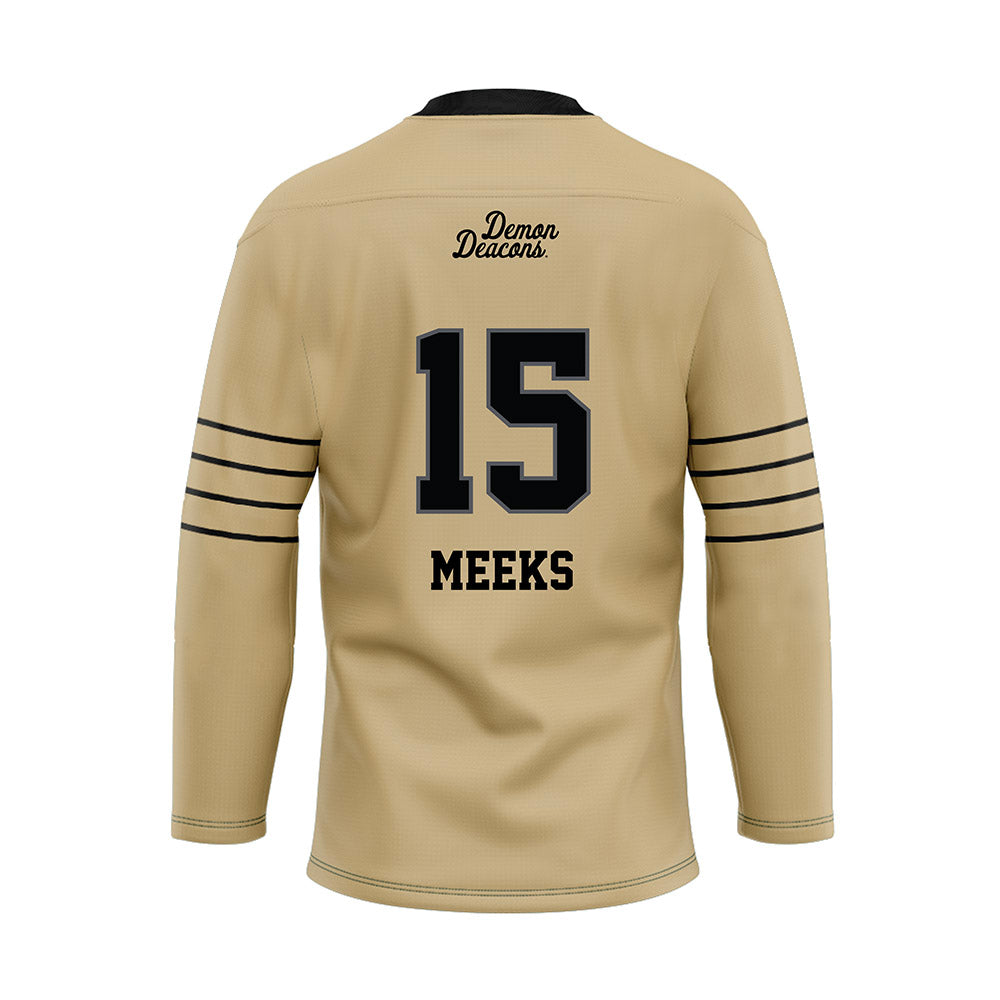 Wake Forest - NCAA Football : Antonio Meeks - Hockey Jersey-1