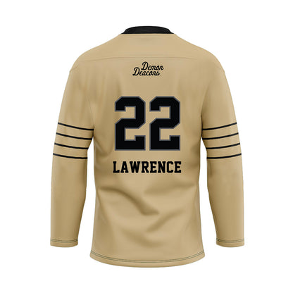 Wake Forest - NCAA Football : Deuce Lawrence - Hockey Jersey-1