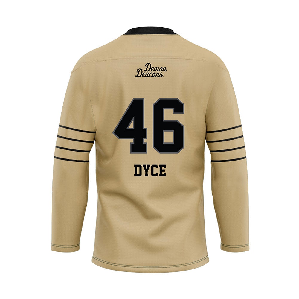 Wake Forest - NCAA Football : Deuce Dyce - Hockey Jersey-1