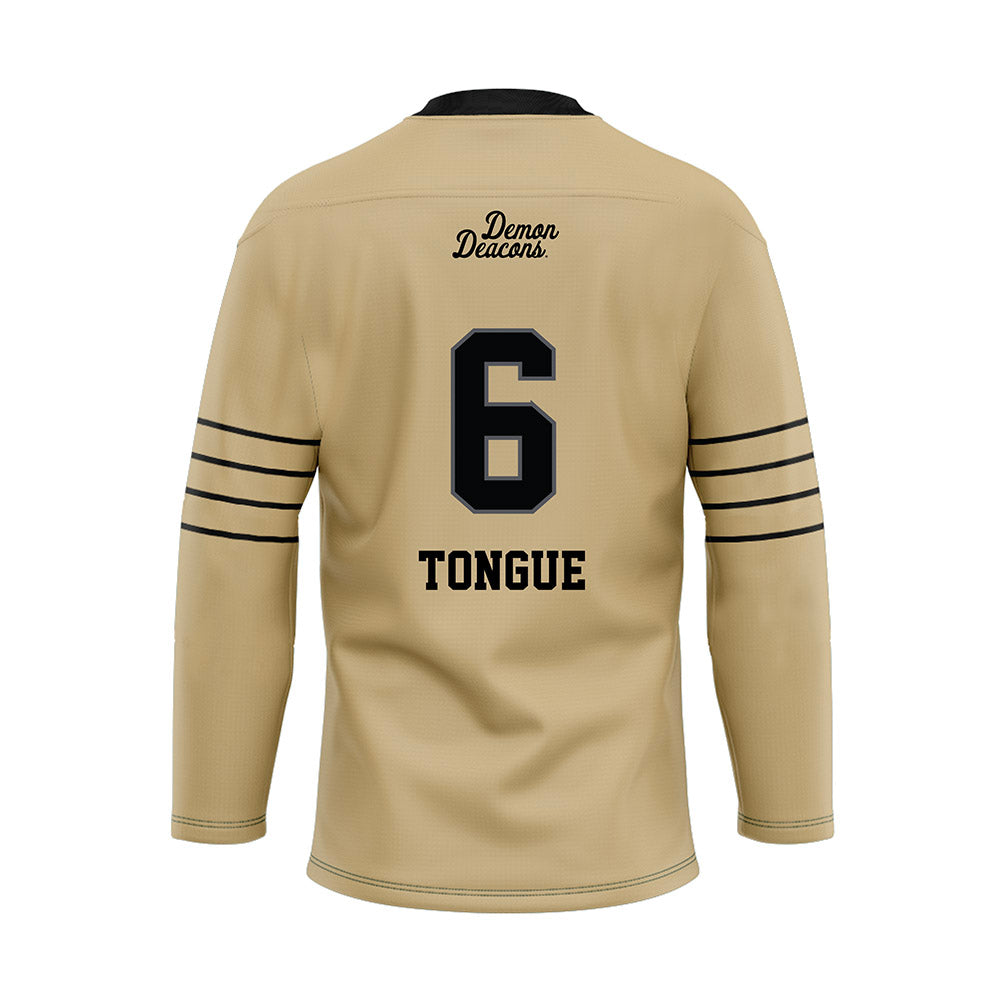 Wake Forest - NCAA Football : Rushaun Tongue - Hockey Jersey-1