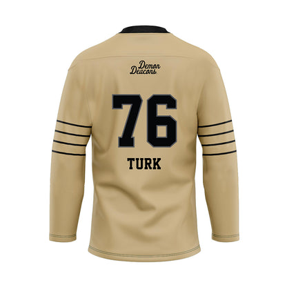 Wake Forest - NCAA Football : Fletcher Turk - Hockey Jersey-1