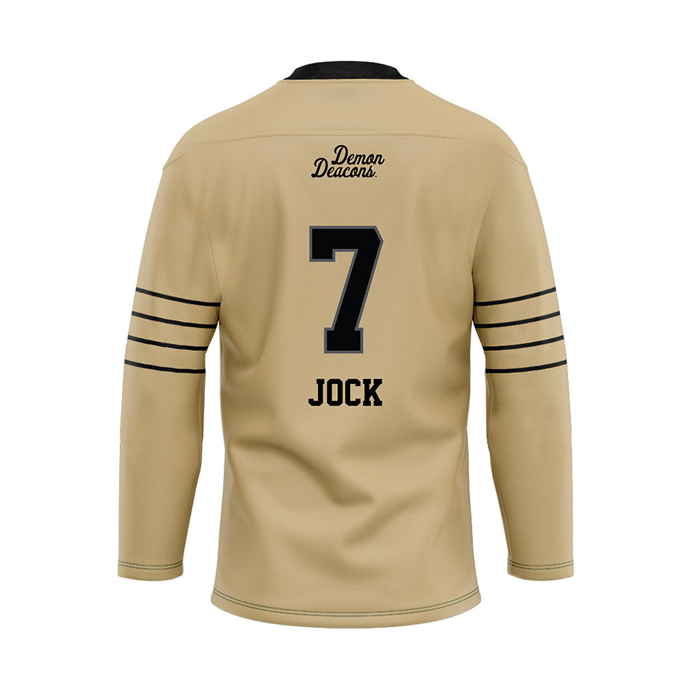 Wake Forest - NCAA Football : Buom Jock - Hockey Jersey-1