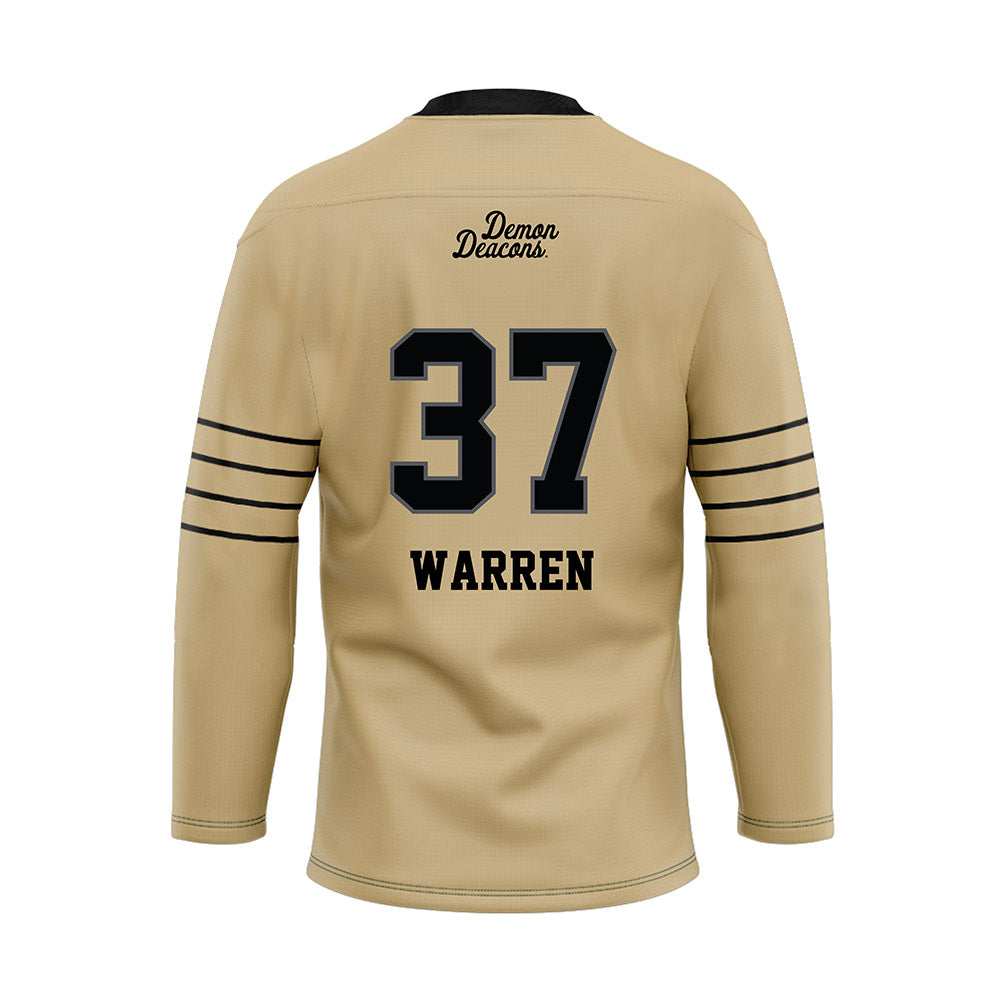 Wake Forest - NCAA Football : Larry Warren - Hockey Jersey-1
