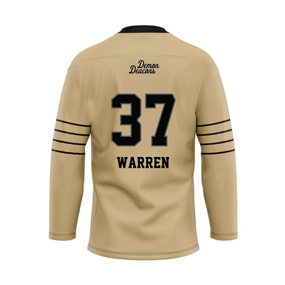 Wake Forest - NCAA Football : Larry Warren - Hockey Jersey-1