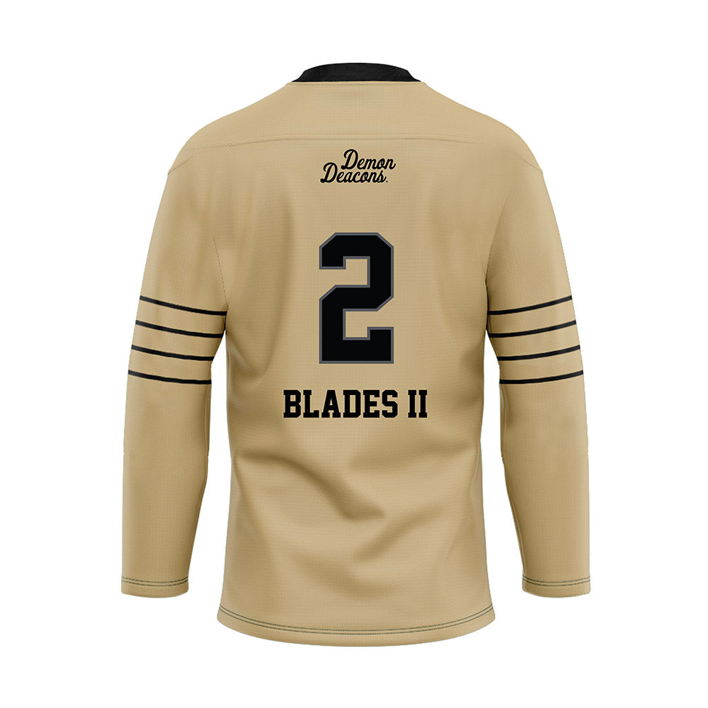 Wake Forest - NCAA Football : Brian Blades II - Hockey Jersey-1