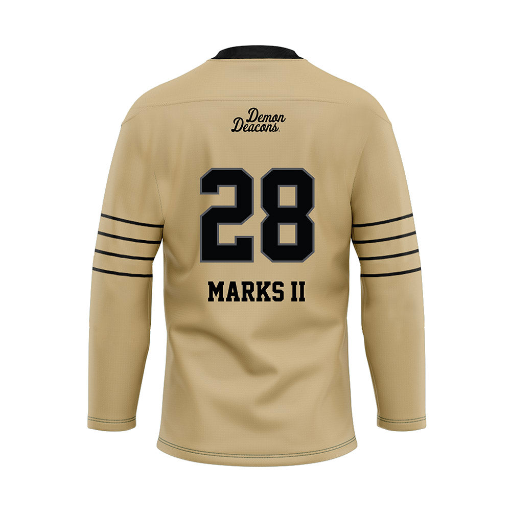Wake Forest - NCAA Football : Aj Marks II - Hockey Jersey-1