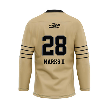 Wake Forest - NCAA Football : Aj Marks II - Hockey Jersey-1