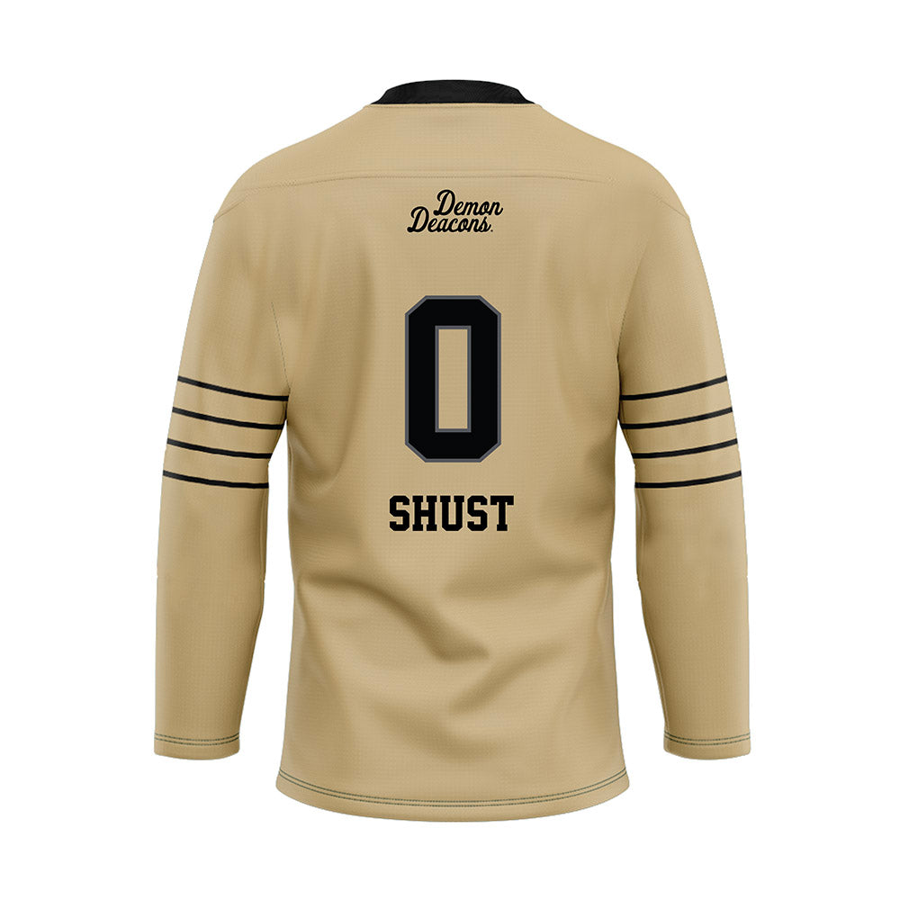 Wake Forest - NCAA Football : Brady Shust - Hockey Jersey-1