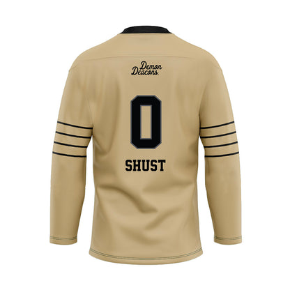 Wake Forest - NCAA Football : Brady Shust - Hockey Jersey-1