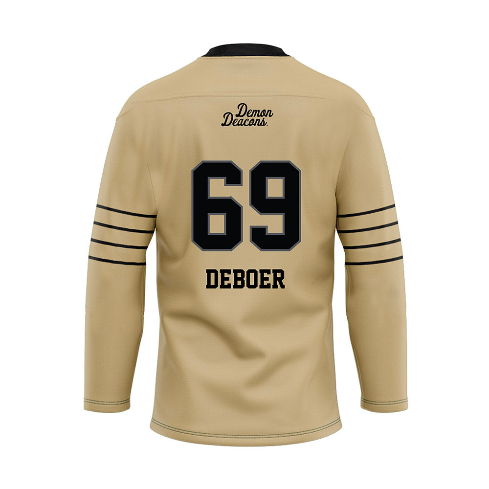 Wake Forest - NCAA Football : Dalton DeBoer - Hockey Jersey-1
