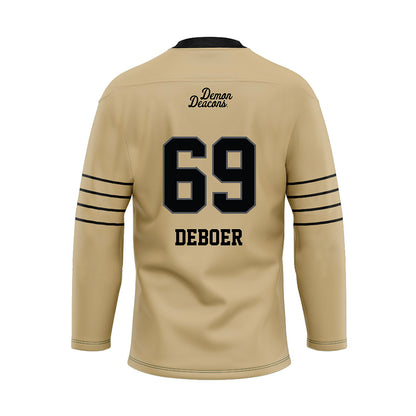 Wake Forest - NCAA Football : Dalton DeBoer - Hockey Jersey-1