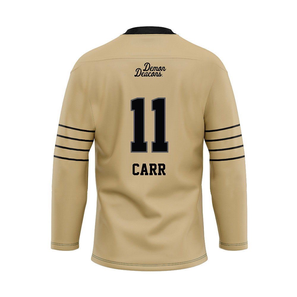 Wake Forest - NCAA Football : Ny Carr - Hockey Jersey-1