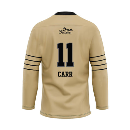 Wake Forest - NCAA Football : Ny Carr - Hockey Jersey-1