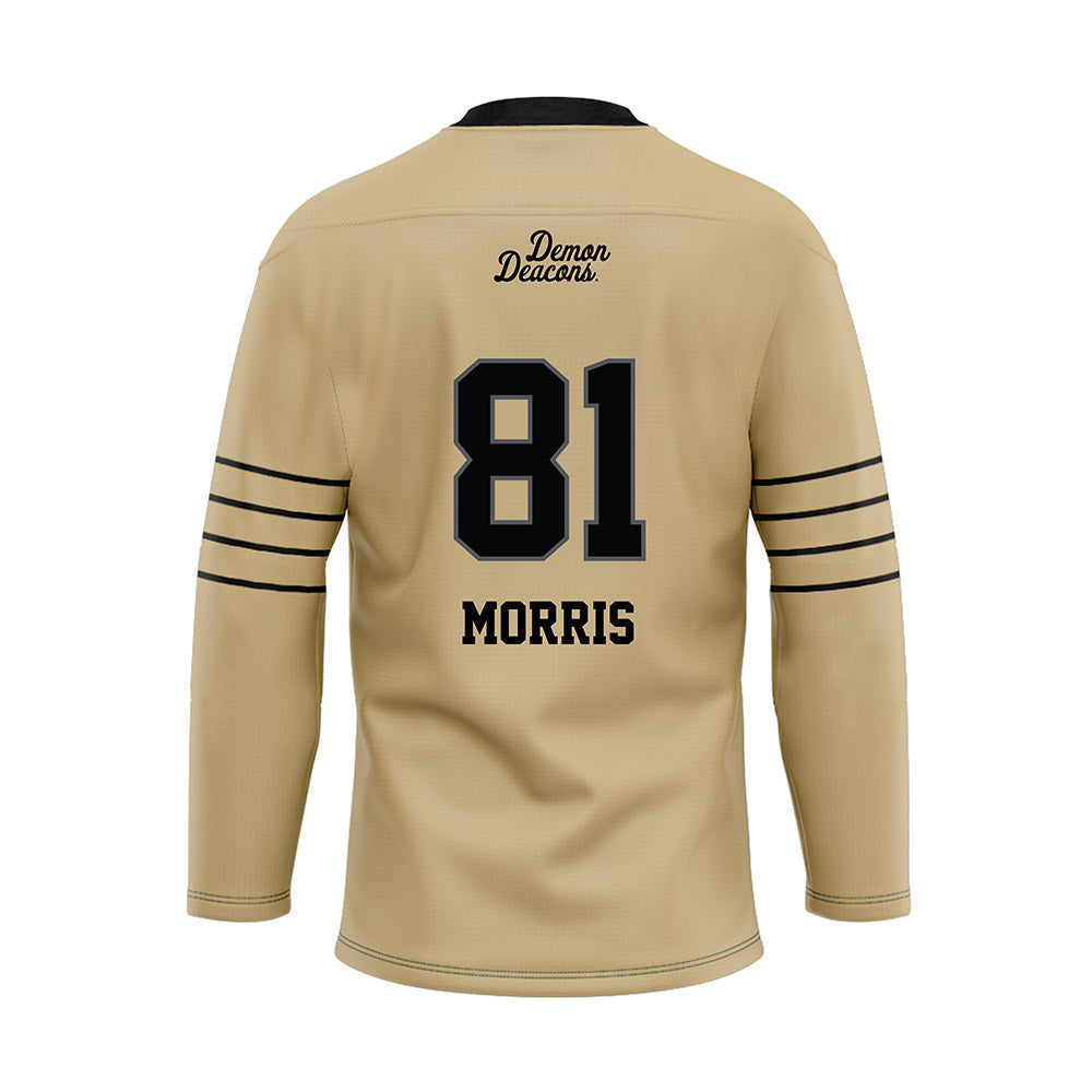 Wake Forest - NCAA Football : Landon Morris - Hockey Jersey-1