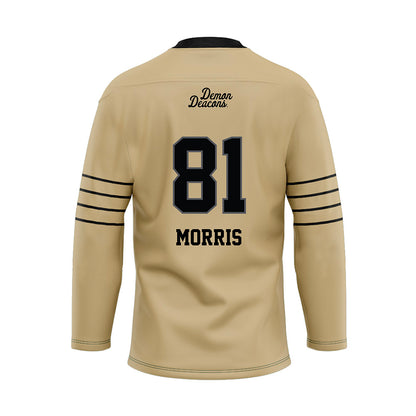 Wake Forest - NCAA Football : Landon Morris - Hockey Jersey-1