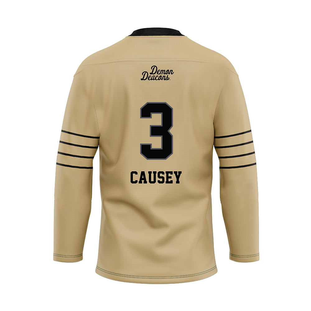 Wake Forest - NCAA Football : Bernard Causey - Hockey Jersey-1