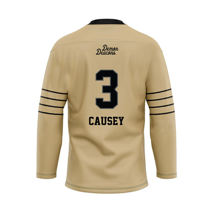 Wake Forest - NCAA Football : Bernard Causey - Hockey Jersey-1
