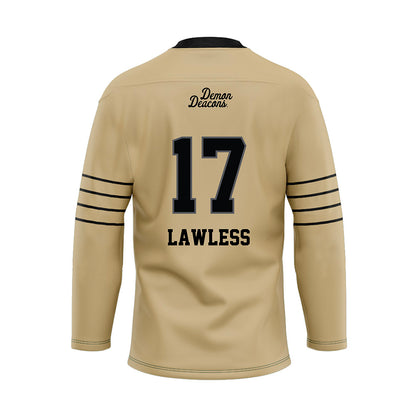 Wake Forest - NCAA Football : Grant Lawless - Hockey Jersey-1