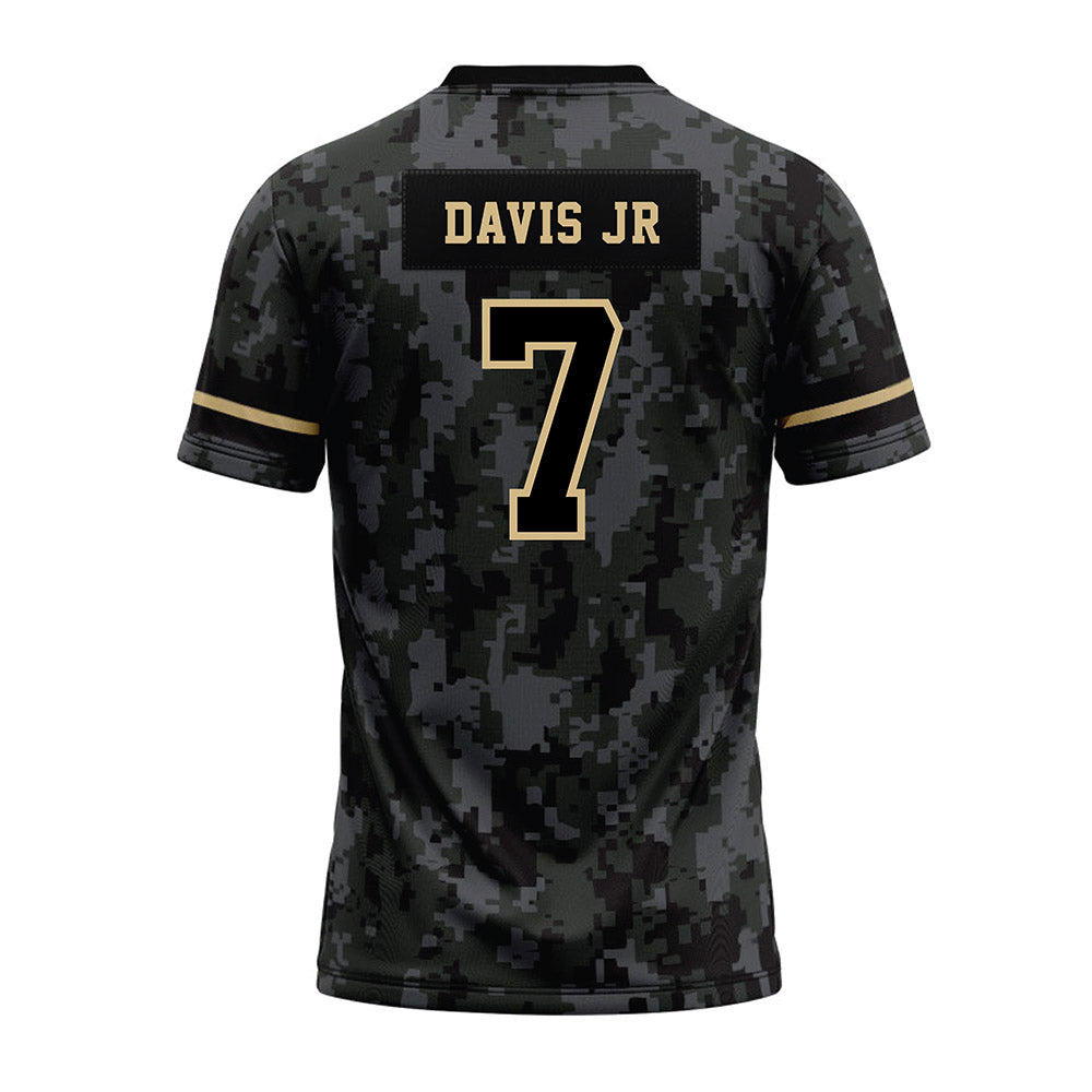 Wake Forest - NCAA Football : Wondame Davis Jr - Camo Premium Football Jersey-1