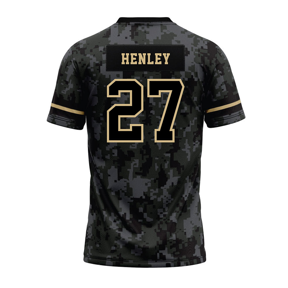 Wake Forest - NCAA Football : Ryan Henley - Camo Premium Football Jersey-1