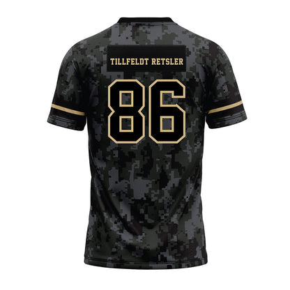 Wake Forest - NCAA Football : Maximilian Tillfeldt Retsler - Camo Premium Football Jersey-1