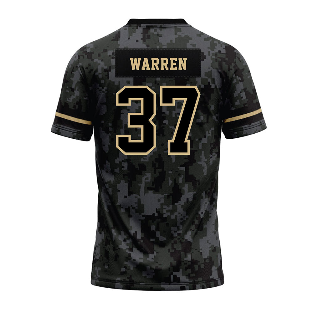 Wake Forest - NCAA Football : Larry Warren - Camo Premium Football Jersey-1