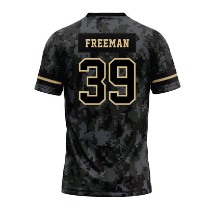 Wake Forest - NCAA Football : Wyatt Freeman - Camo Premium Football Jersey-1