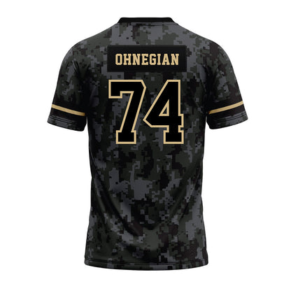 Wake Forest - NCAA Football : John Ohnegian - Camo Premium Football Jersey-1